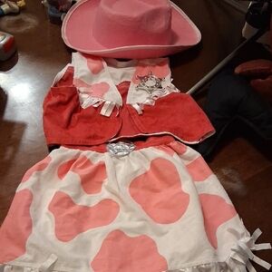 Melissa & Doug Pink and White Cowgirl Costume